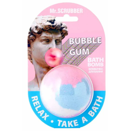 Бомбочка для ванни Bubble Gum Mr.SCRUBBER, 200 гр